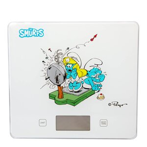 Bengt Ek Digital köksvåg 5 kg Smurfarna vit