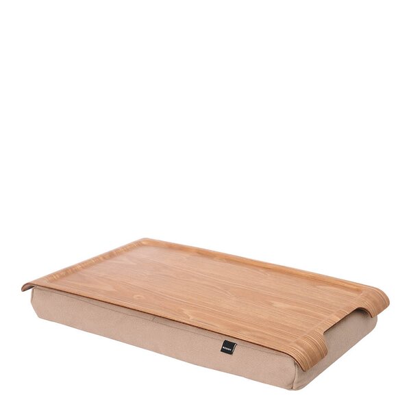 Bosign Laptray knäbricka 43x23 cm pilträ/sand