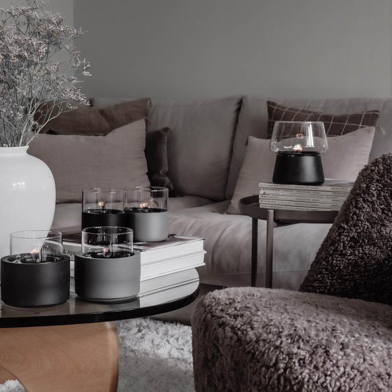 Tenderflame Lilly Lykta 12,4 cm Mörkgrå