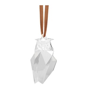 Orrefors Annual Holiday Ornament uggla 9x5 cm