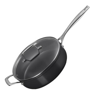 Le Creuset ENSC traktörpanna med glaslock 4 L 26 cm black