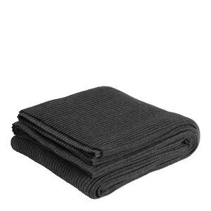 Design House Stockholm Pleeace pläd 140x170 cm mörkgrå