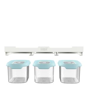 Joseph Joseph Cupboardstore Förvaringsset 90 cl 3-Pack Klar/Blå