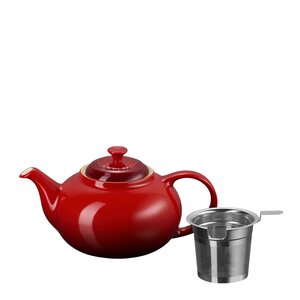 Le Creuset Signature tekanna med filter 1,3 L cerise
