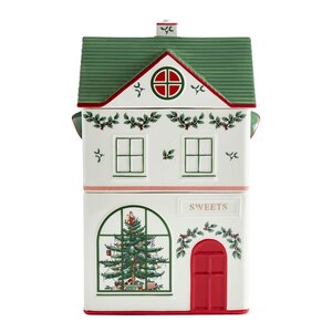 Spode Christmas Village stapelbar burk