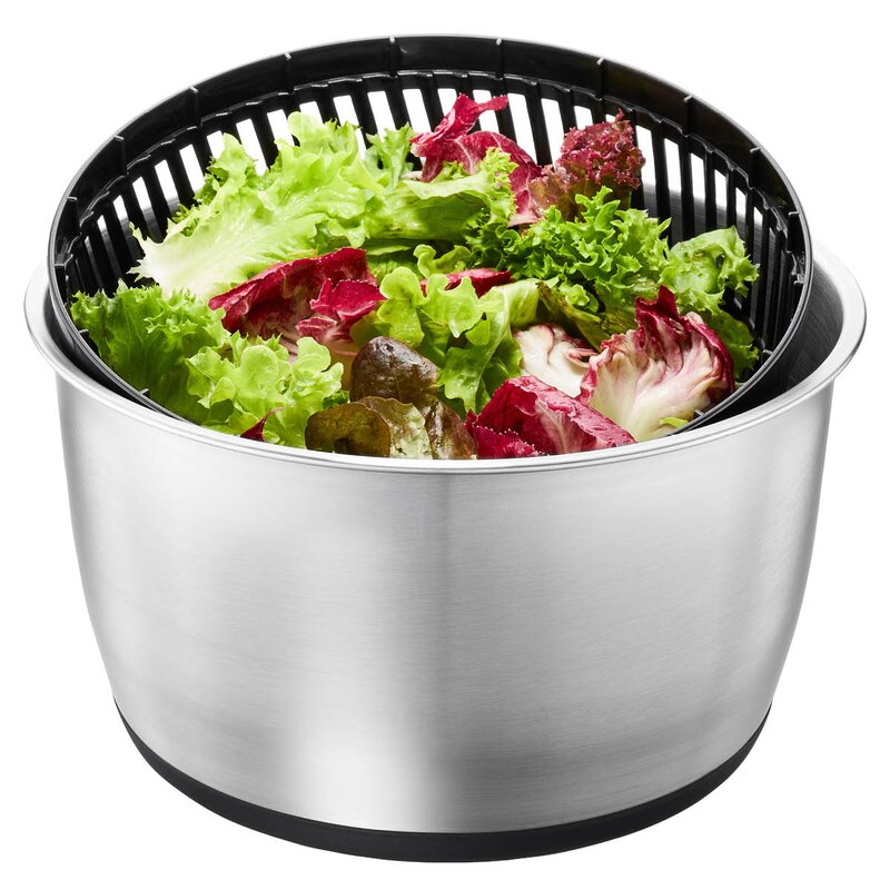 Gefu Push It salladsslunga 5 L stål