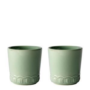 PotteryJo Tulipa Kopp 20 cl 2-pack Verona Green