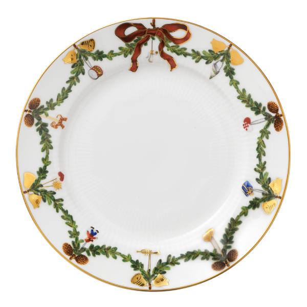 Star Fluted Christmas Tallrik 19 cm