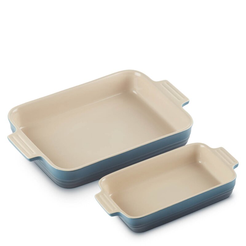 Le Creuset Ugnsform 2-pack 25 & 32 cm deep teal