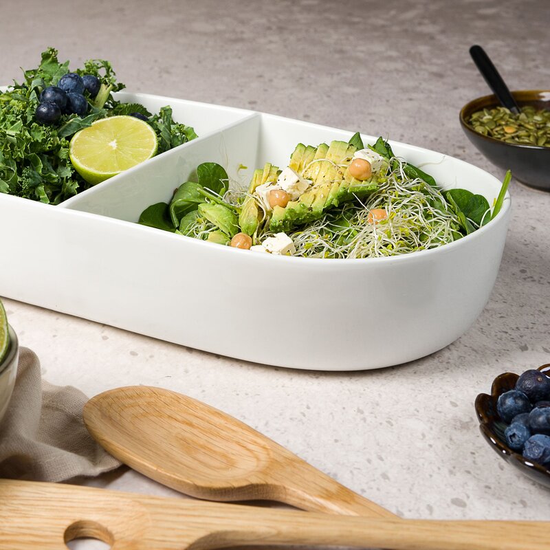 Modern House Daily Use ugnsform 4 L tvådelad vit