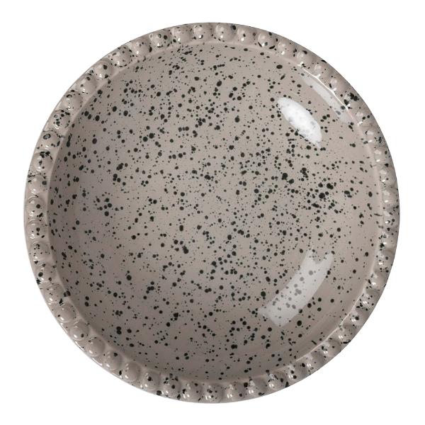 Sagaform Ditte Serveringsfat djup 26 cm Grå/Svart