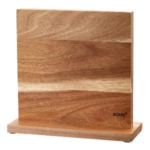 Dorre Kaya knivställ magnet på båda sidor 22x22 cm akacia