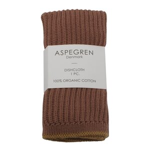 Aspegren Ripple disktrasa stickad 26x26 cm rootbeer