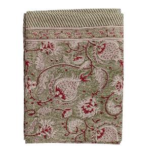 Chamois Pomegranate linneduk 150x350 cm grön