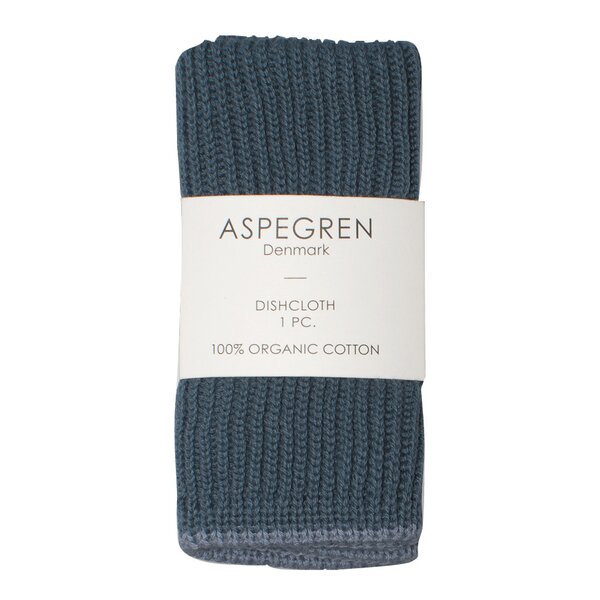 Aspegren Ripple disktrasa stickad 26x26 cm navy blue