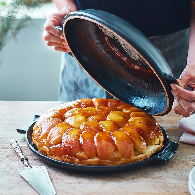 Emile Henry Tarte tatin ugnsform 2,2 L mörkgrå
