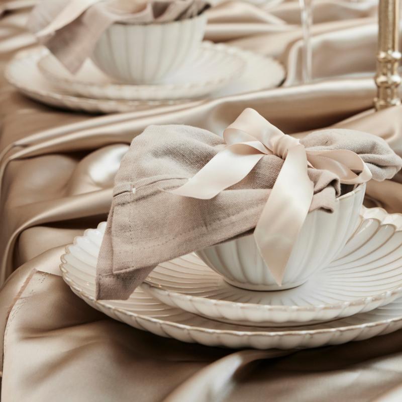 Lene Bjerre Camille skål 6,7x12,5 cm benvit 