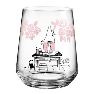 Muurla Mumin vas/lykta 18 cm rosor