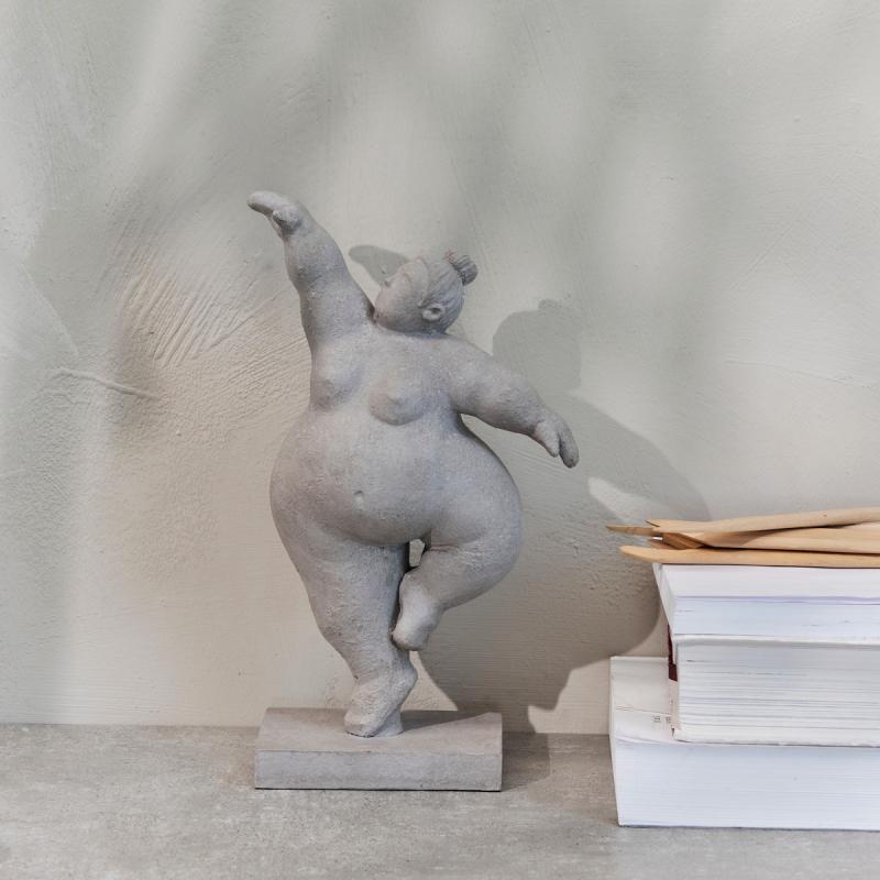 Lene Bjerre, Serafina dekorationsfigur 28,8 cm grå - Kitch'n