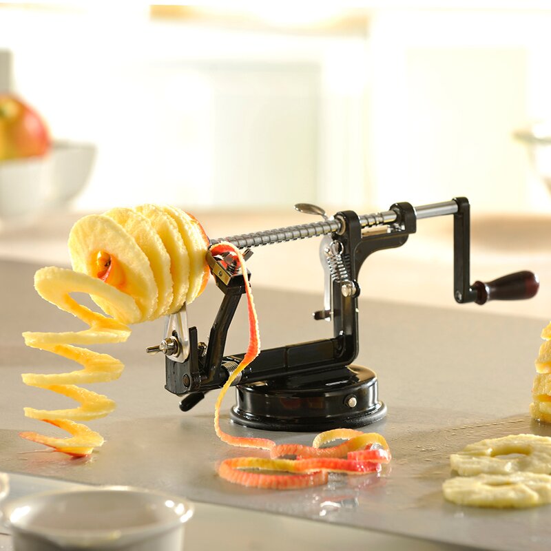 Gefu Delicio äppelskalare 3-i-1 25 cm svart