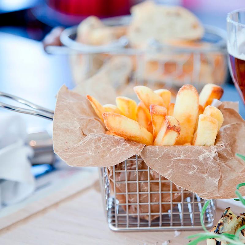 Exxent Serveringskorg mini 10x7,5 cm rostfri