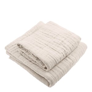 The Organic Company FINE set med badlakan och handduk stone