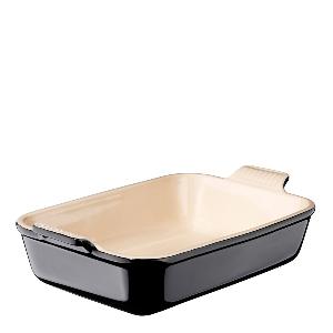 Le Creuset Heritage Rektangulär Form 32 cm black