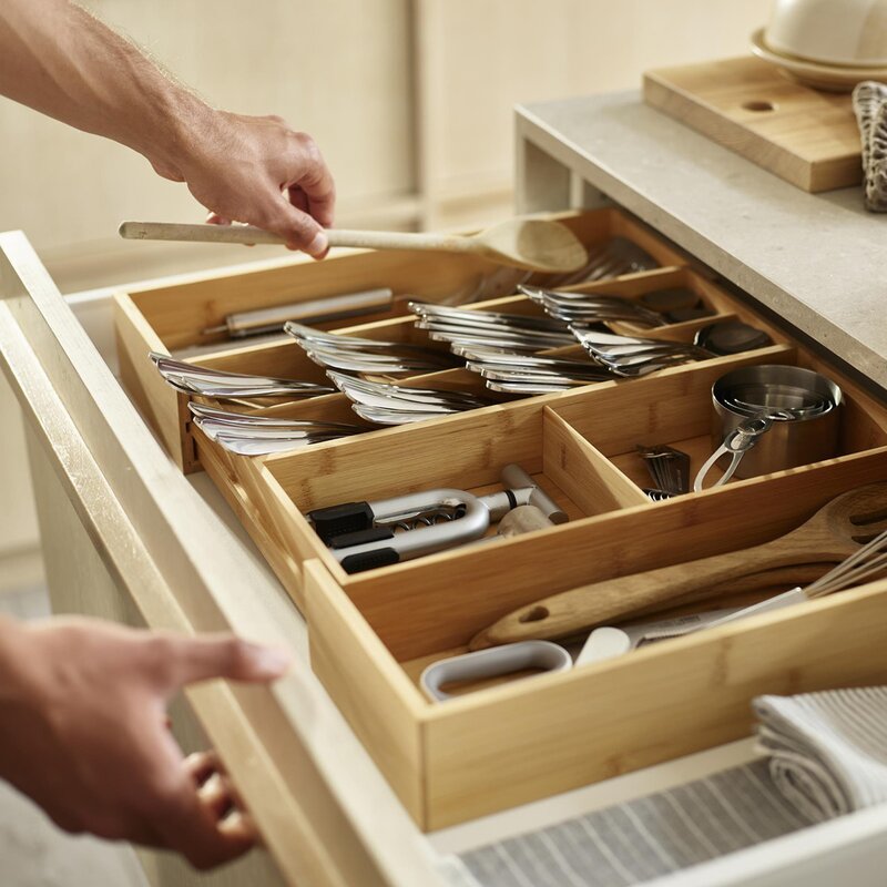 Joseph Joseph Drawerstore bestickorganisatör 10 rum natur