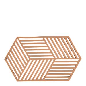 Zone Hexagon Grytunderlägg 24 cm Light Terracotta