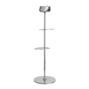 Hilke Ninfea Alta NP ljusstake 30 cm förnicklad mässing