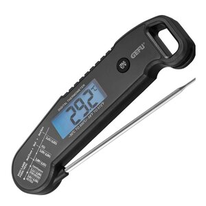 Gefu Aurema digital termometer hopfällbar 15 cm svart