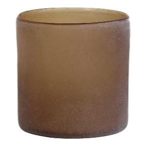 Tell Me More Frost Ljuslykta 12x12 cm Brown