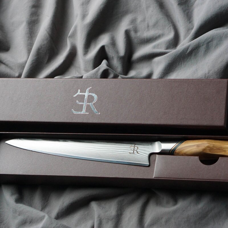 Ryda Knives A-73 trancherkniv 20,5 cm olivträ/stål