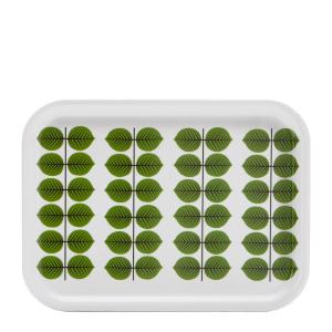 Stig L Berså rektangulär bricka 27x20 cm grön