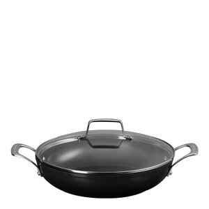 Le Creuset ENSC traktörpanna med glaslock 3,2 L 28 cm black