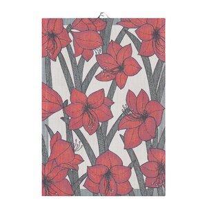 Ekelund Amaryllis Kökshandduk 35x50 Röd