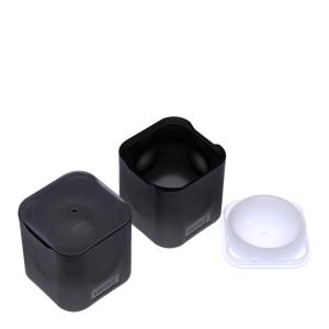 Lurch Isform Kulor med lock 2-pack Ø6cm Svart