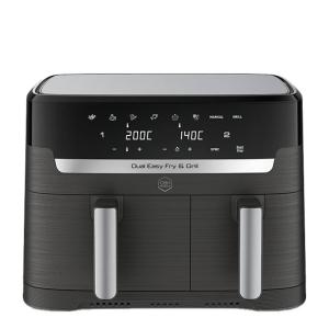 OBH Nordica Dual Easy Fry & Grill airfryer 5,2/3,1 L coal grey