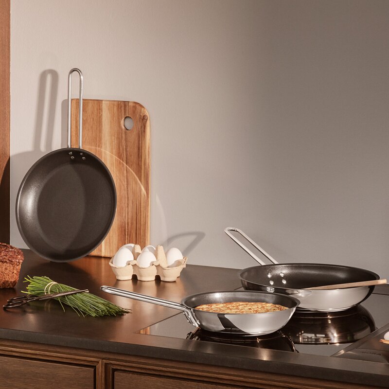 Eva Trio Stainless Steel stekpanna 28 cm Slip-Let® beläggning