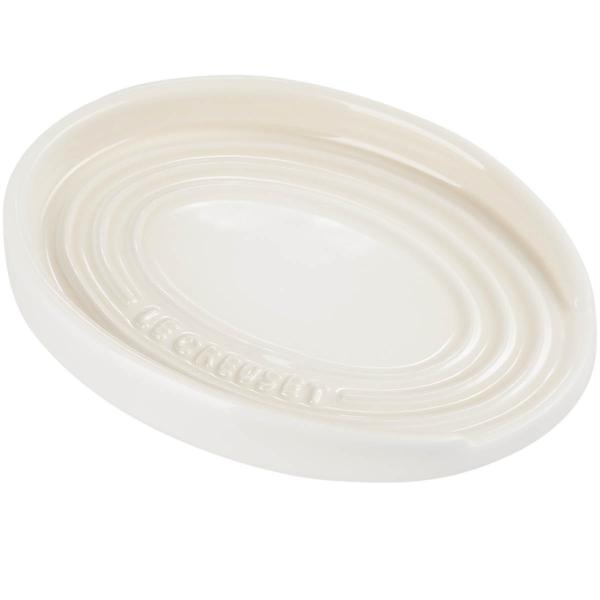 Le Creuset Oval grytskedshållare 15 cm Meringue
