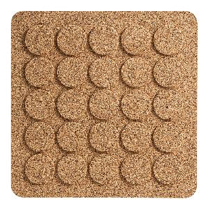 Born in Sweden Grytunderlägg Kork 20x20 cm Natur