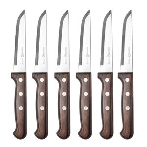 Anders Petter Classic grillkniv 6-pack natur/blank