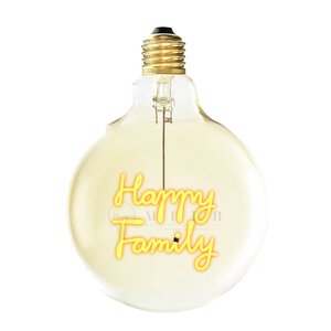 Elements Lighting MITB glödlampa LED 17 cm Happy Family bärnsten