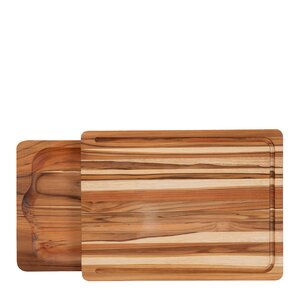 Tramontina BBQ by Hellstrøm skärbräda 2 delar 40x30 cm natur