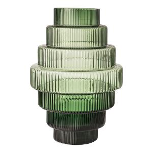 Pols Potten Steps Vas 50 cm Mörkgrön