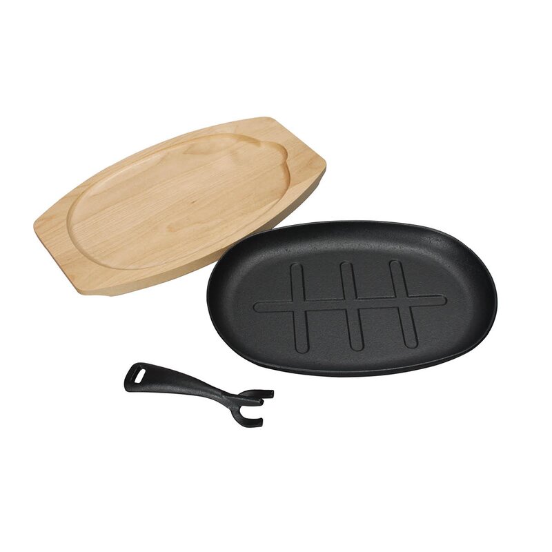 Tramontina Bbq by hellstrøm gjutjärnspanna svart