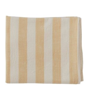 OYOY Randig bordsduk 260x140 cm Vanilla