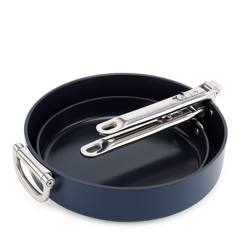 Joseph Joseph Space stekpanna 2 delar 24+28 cm midnight blue