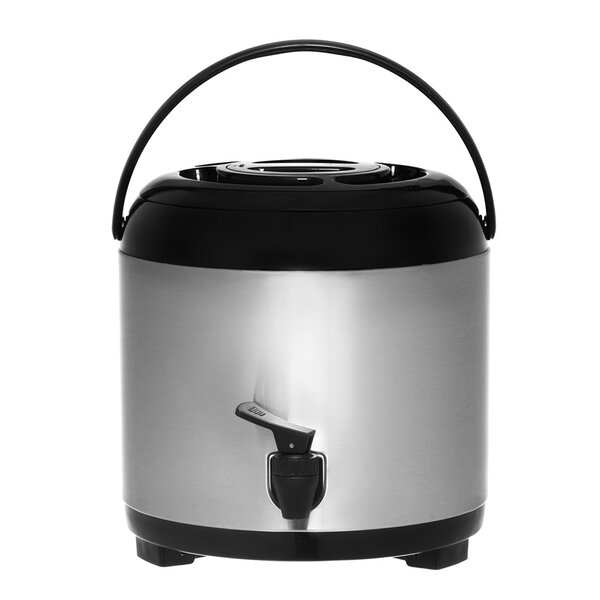 Maku Termos med kran 6 L stål/svart