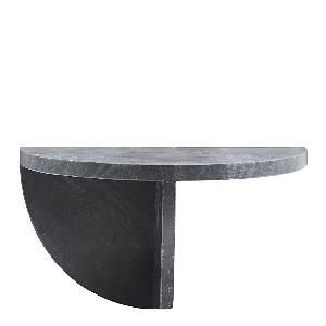 House Doctor Mega vägghylla i marmor 18x36 cm svart marmor